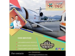 Use King Paramount Air Ambulance Service in Delhi with ICU Setup