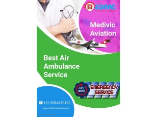 Take Highly Develop Air Ambulance Services in Cooch Behar by Medivic