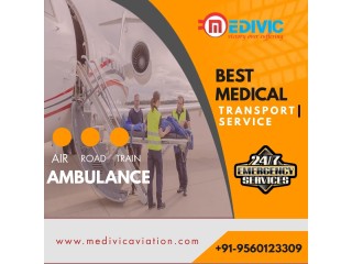 Book Air Ambulance Services in Dehradun by Medivic with Latest Medical Equipments