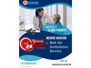 Use High-Class Life Saver Air Ambulance Services in Hyderabad by Medivic