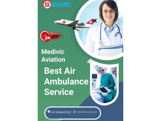 Take Air Ambulance Service in Jamnagar by Medivic with Best Medical Team