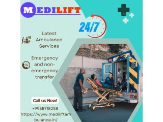 Ambulance Service in Boring Road, Patna by Medilift| Provides Well- Trained Medical Staffs