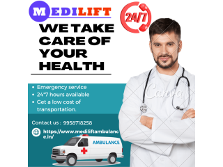 Ambulance Service in Rajendra Nagar, Patna by Medilift| Convenient and Affordable Range