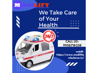 Ambulance Service in Saguna More, Patna by Medilift| Largest Ambulance Transportation Services Provider