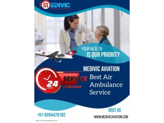 Book Air Ambulance Service in Delhi by Medivic with Complication-Free