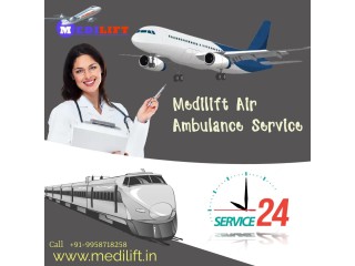 Get Medilift Air Ambulance Service in Bagdogra for the Useful High-Speed Patient Transport