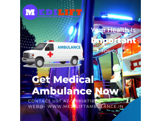 Ambulance Service in Tata Nagar, Jharkhand by Medilift| Life save Transport