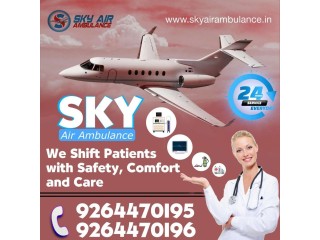 Sky Air Ambulance Service in Patna  The Biggest Air Ambulance Service