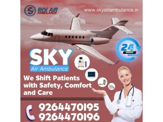 Sky Air Ambulance Service in Delhi | Affordable Cost