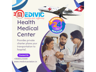 Air Ambulance Service in Aurangabad, Maharashtra by Medivic Aviation| highly developed Medical staffs