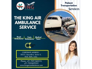 Take Reasonably Cost Air Ambulance in Berhampur by King
