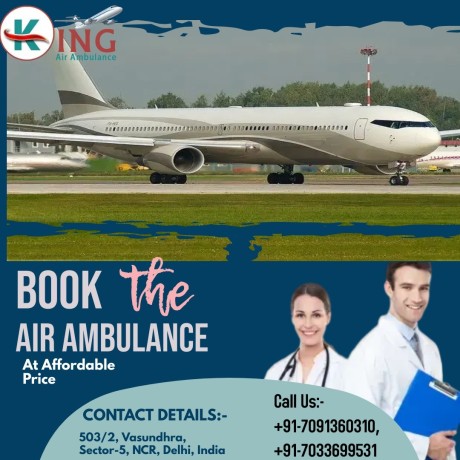 hire-air-ambulance-in-chandigarh-by-king-with-evolved-icu-setup-big-0