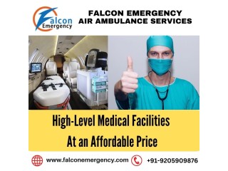 Falcon Emergency Air Ambulance Service in Visakhapatnam | High-tech ICU Setup