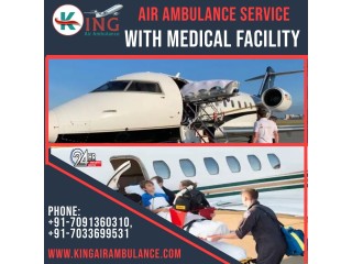 Take Air Ambulance in Dibrugarh by King with Expert Medical Team