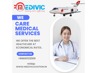 Air Ambulance Service in Gorakhpur, Uttar Pradesh by Medivic Aviation| Private Charter Plane Service