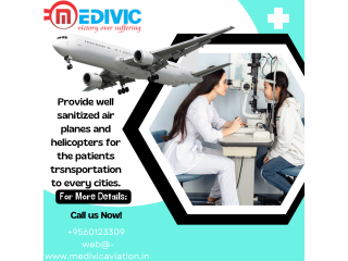 Air Ambulance Service in Siliguri, West Bengal by Medivic Aviation| Provides Proper medical Facilities