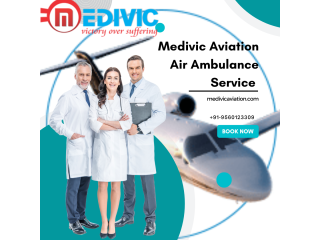 Medivic Aviation Air Ambulance Services in Raipur at a very affordable price