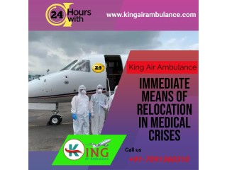 Book Air Ambulance Service in Dimapur by King with World-Class ICU Equipment