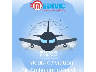 Available Air Ambulance Service in Kolkata by Medivic Aviation