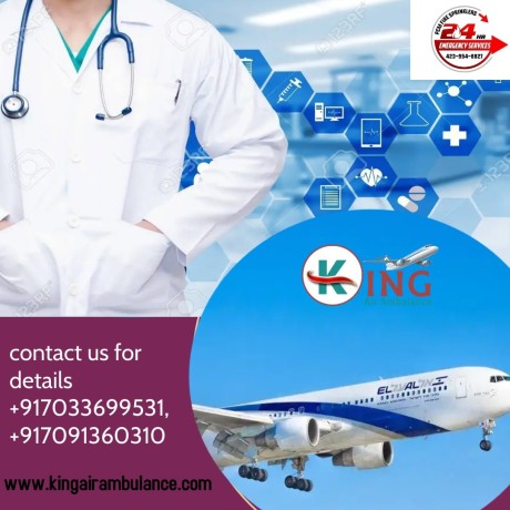 select-air-ambulance-services-in-raipur-by-king-with-top-medical-amenities-big-0