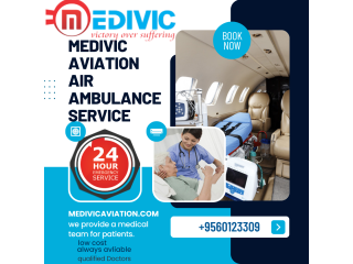 Medivic Aviation Air Ambulance Service in Delhi with better medical assistance for the safe transfer