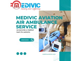 A1Air Ambulance Service in Kolkata with All necessary amenities by Medivic Aviation