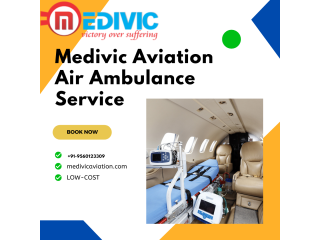 Medivic Aviation Air Ambulance Service in Bhopal with an Extensive Team Of Paramedics