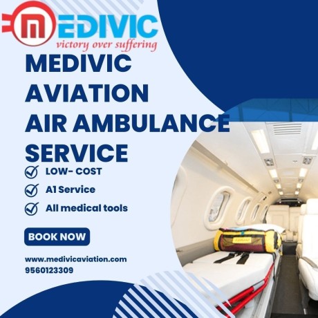 reliable-air-ambulance-service-in-kolkata-with-good-medical-care-by-medivic-aviation-big-0