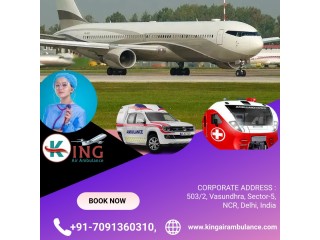 Take Air Ambulance in Dibrugarh by King with Hi-Tech Medical Equipment