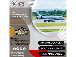 Get Air Ambulance Service in Indore by King with Certified Para-Medical Crew