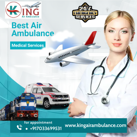 hire-air-ambulance-service-in-bagdogra-by-king-with-well-equipped-medical-panel-big-0