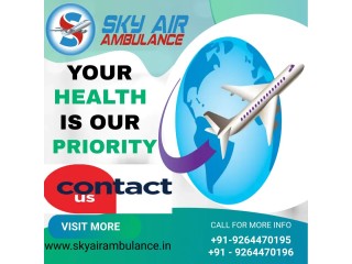 Sky Air Ambulance in Dehradun with a Life Savior Medical Facility