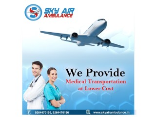 Nominal Cost Air Ambulance Service in Aurangabad by Sky Air