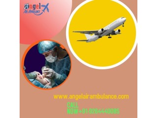 Take Leading ICU Care Angel Air Ambulance in Chennai-Medical Support