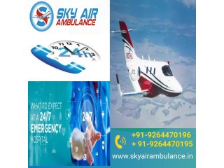 24- Hour Medical care Air Ambulance service in Agra by Sky Air
