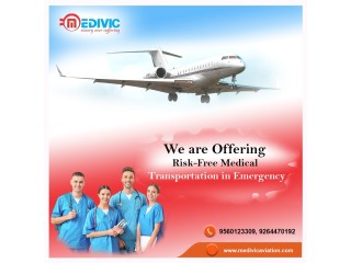 Medivic Aviation Air Ambulance Service in Delhi with a Highly Experienced Medical Team
