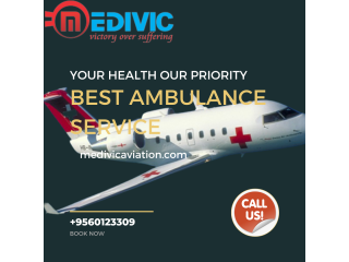 Medivic Aviation Air Ambulance Service in Jamshedpur with Doctor's Facility