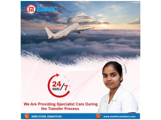 Medivic Aviation Air Ambulance Service in Patna with High-Quality Medical Care Team