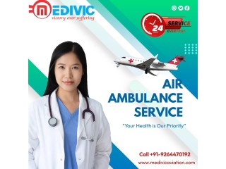 Medivic Aviation Air Ambulance from Raipur to Bangalore with the Well-Qualified Medical Team