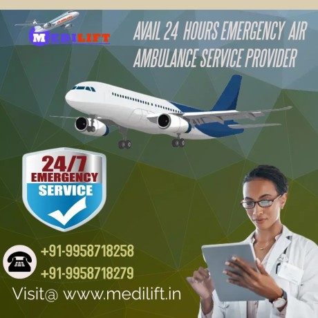 avail-air-ambulance-services-in-raipur-by-medilift-with-superlative-medical-panel-big-0