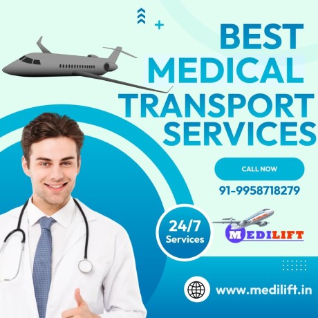 hire-air-ambulance-services-in-bhubaneswar-by-medilift-with-proficient-medical-panel-big-0