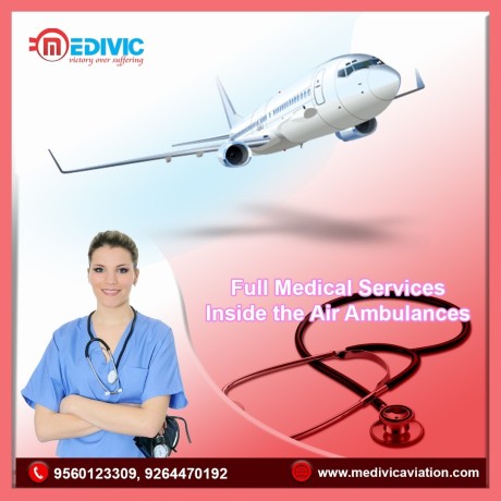 medivic-aviation-air-ambulance-service-in-delhi-with-complete-medical-assistance-big-0