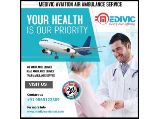 Medivic Aviation Air Ambulance Services in Bangalore with a Well-Trained Healthcare Crew