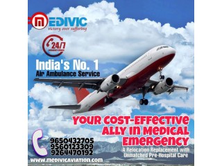 Medivic Aviation Air Ambulance Services in Raipur with Well Qualified Medical Team