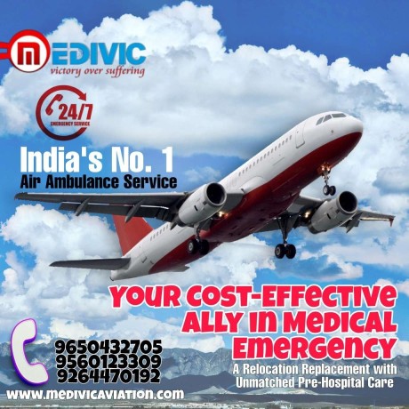 medivic-aviation-air-ambulance-services-in-raipur-with-well-qualified-medical-team-big-0