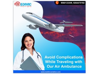 Medivic Aviation Air Ambulance Services in Guwahati with a Well-Trained Medical Crew