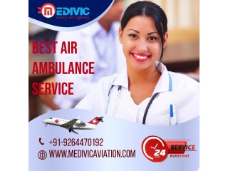 Medivic Aviation Air Ambulance Services in Ranchi with Well-Skilled Medical Crew