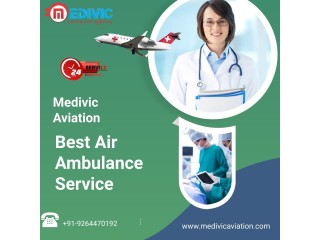 Medivic Aviation Air Ambulance Services in Kolkata with Specialized Medical Team