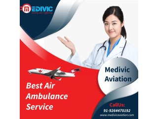 Medical Aviation Air Ambulance in Dibrugarh with Hi-Tech Medical Equipment