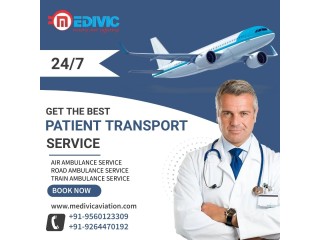 Medivic Aviation Air Ambulance Services in Ranchi with the Authorized Medical Team